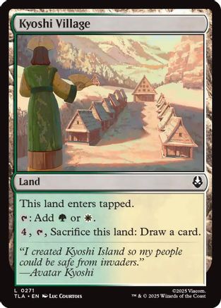 Kyoshi Village (TLA-271) [Avatar: The Last Airbender] Foil MTG Single Wizards of the Coast