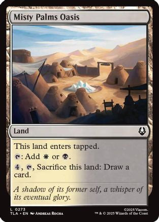 Misty Palms Oasis (TLA-273) [Avatar: The Last Airbender] Foil MTG Single Wizards of the Coast