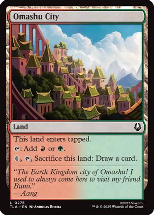 Omashu City (TLA-275) [Avatar: The Last Airbender] Foil MTG Single Wizards of the Coast