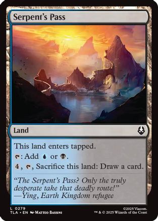 Serpent's Pass (TLA-279) [Avatar: The Last Airbender] Foil MTG Single Wizards of the Coast