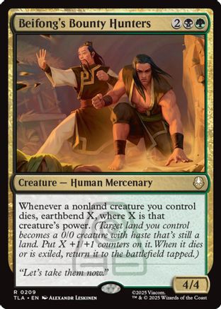 Beifong's Bounty Hunters (TLA-209) [Avatar: The Last Airbender] Foil MTG Single Wizards of the Coast