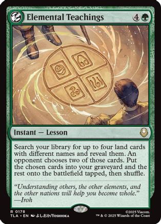 Elemental Teachings (TLA-178) [Avatar: The Last Airbender] MTG Single Wizards of the Coast
