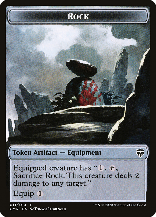 Rock Token (CMR-011) [Tokens] Commander Legends Tokens MTG Single Wizards of the Coast
