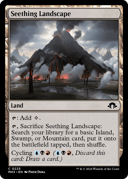 Seething Landscape (MH3-225) [Modern Horizons 3] Foil MTG Single Modern Horizons 3