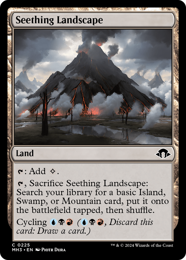 Seething Landscape (MH3-225) [Modern Horizons 3] MTG Single Modern Horizons 3
