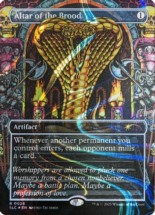 Altar of the Brood (Halo Foil) (SLC-028) [Secret Lair] Countdown Kit Foil MTG Single Wizards of the Coast
