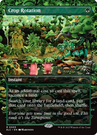 Crop Rotation (SLC-003) [Secret Lair] Countdown Kit MTG Single Wizards of the Coast