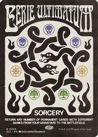 Eerie Ultimatum (SLC-005) [Secret Lair] Countdown Kit MTG Single Wizards of the Coast