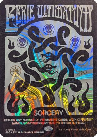 Eerie Ultimatum (Halo Foil) (SLC-032) [Secret Lair] Countdown Kit Foil MTG Single Wizards of the Coast