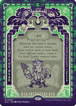 Field of the Dead (SLC-006) [Secret Lair] Countdown Kit Foil MTG Single Wizards of the Coast