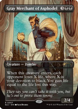 Gray Merchant of Asphodel (SLC-007) [Secret Lair] Countdown Kit MTG Single Secret Lair Countdown Kit
