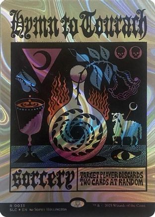 Hymn to Tourach (Halo Foil) (SLC-035) [Secret Lair] Countdown Kit Foil MTG Single Secret Lair Countdown Kit