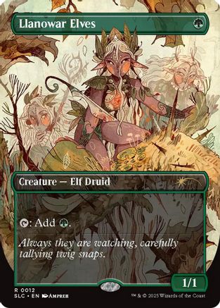 Llanowar Elves (SLC-012) [Secret Lair] Countdown Kit Foil MTG Single Secret Lair Countdown Kit