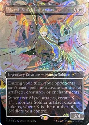 Myrel, Shield of Argive (Halo Foil) (SLC-040) [Secret Lair] Countdown Kit Foil MTG Single Secret Lair Countdown Kit