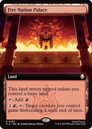 Fire Nation Palace (TLA-389) [Avatar: The Last Airbender] MTG Single Wizards of the Coast