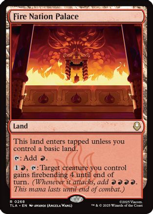 Fire Nation Palace (TLA-268) [Avatar: The Last Airbender] Foil MTG Single Wizards of the Coast