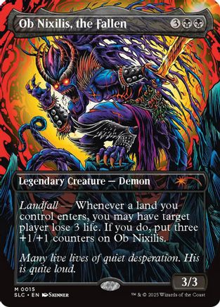 Ob Nixilis, the Fallen (SLC-015) [Secret Lair] Countdown Kit MTG Single Secret Lair Countdown Kit