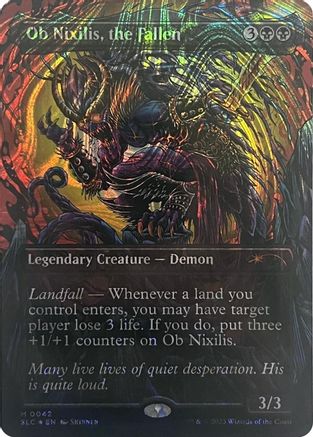 Ob Nixilis, the Fallen (Halo Foil) (SLC-042) [Secret Lair] Countdown Kit Foil MTG Single Secret Lair Countdown Kit