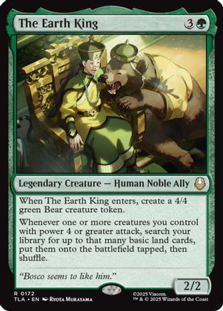 The Earth King (TLA-172) [Avatar: The Last Airbender] Foil MTG Single Wizards of the Coast