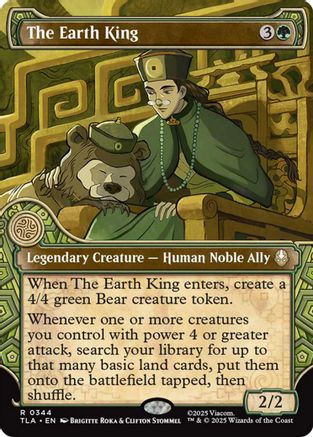The Earth King (Showcase) (TLA-344) [Avatar: The Last Airbender] MTG Single Wizards of the Coast