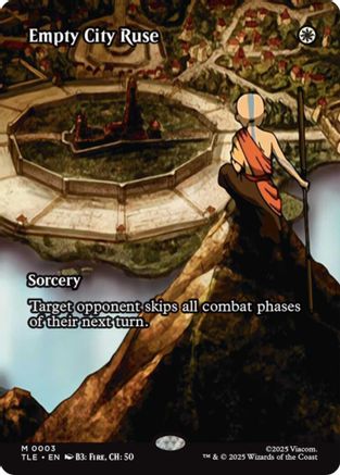 Empty City Ruse (TLE-003) [Avatar: The Last Airbender: Eternal-Legal] MTG Single Wizards of the Coast