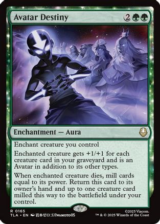 Avatar Destiny (TLA-165) [Avatar: The Last Airbender] Foil MTG Single Wizards of the Coast