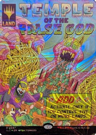 Temple of the False God (Halo Foil) (SLC-047) [Secret Lair] Countdown Kit Foil MTG Single Secret Lair Countdown Kit