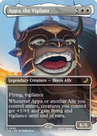 Appa, the Vigilant (TLE-062) [Avatar: The Last Airbender: Eternal-Legal] MTG Single Wizards of the Coast