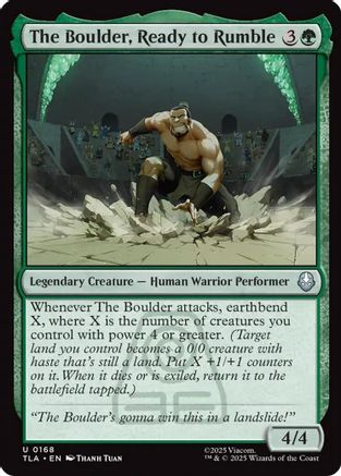 The Boulder, Ready to Rumble (TLA-168) [Avatar: The Last Airbender] MTG Single Wizards of the Coast
