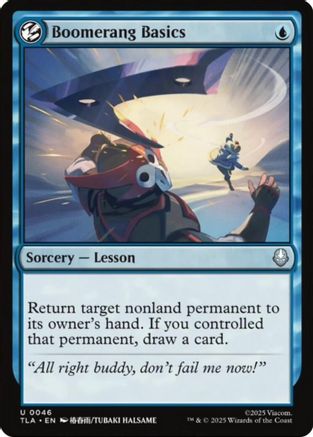 Boomerang Basics (TLA-046) [Avatar: The Last Airbender] MTG Single Wizards of the Coast