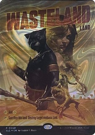 Wasteland (Halo Foil) (SLC-050) [Secret Lair] Countdown Kit Foil MTG Single Secret Lair Countdown Kit
