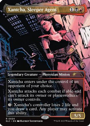 Xantcha, Sleeper Agent (SLC-024) [Secret Lair] Countdown Kit MTG Single Secret Lair Countdown Kit