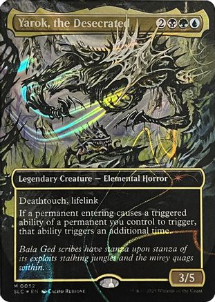 Yarok, the Desecrated (Halo Foil) (SLC-052) [Secret Lair] Countdown Kit Foil MTG Single Secret Lair Countdown Kit