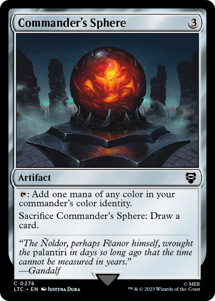 Commander's Sphere (LTC-276) [Tales of Middle-earth Commander] MTG Single Wizards of the Coast