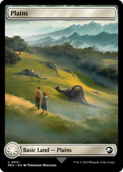 Plains (REX-021) [Jurassic World Collection] Foil MTG Single Wizards of the Coast