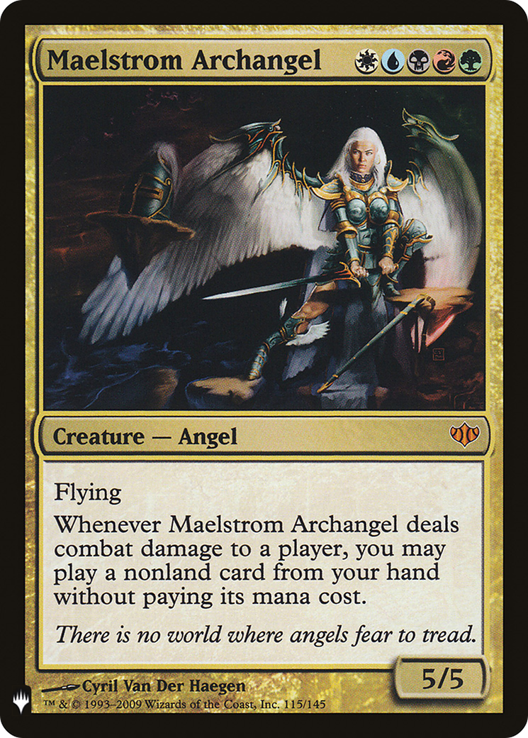 Maelstrom Archangel (LIST-CON-115) [Mystery Booster] The List MTG Single Wizards of the Coast