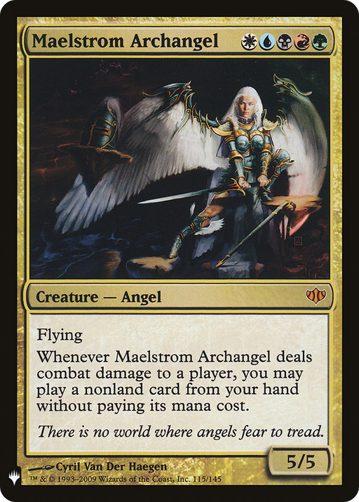 Maelstrom Archangel (LIST-CON-115) [Mystery Booster] The List MTG Single Wizards of the Coast
