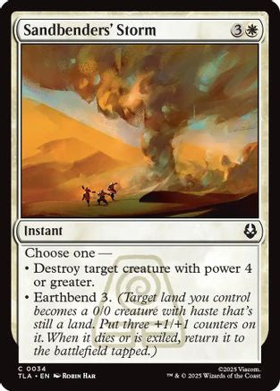 Sandbenders' Storm (TLA-034) [Avatar: The Last Airbender] MTG Single Wizards of the Coast
