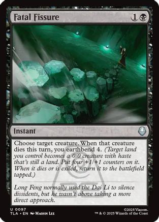 Fatal Fissure (TLA-097) [Avatar: The Last Airbender] Foil MTG Single Wizards of the Coast