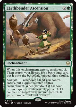 Earthbender Ascension (TLA-175) [Avatar: The Last Airbender] Foil MTG Single Wizards of the Coast