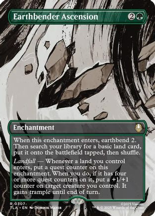 Earthbender Ascension (TLA-307) [Avatar: The Last Airbender] Foil MTG Single Wizards of the Coast