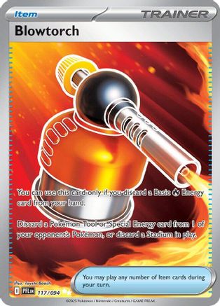 Blowtorch - 117/094 Holofoil [ME02 Phantasmal Flames] Pokemon Single Pokémon