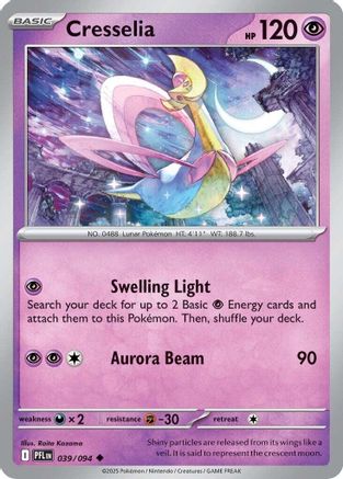 Cresselia (39) Reverse Holofoil [ME02 Phantasmal Flames] Pokemon Single Pokémon