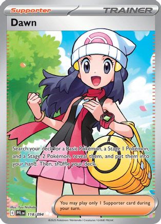 Dawn - 118/094 Holofoil [ME02 Phantasmal Flames] Pokemon Single Pokémon