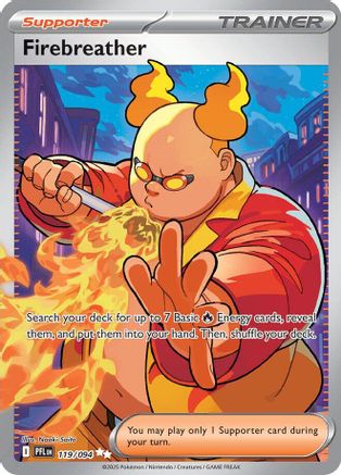 Firebreather - 119/094 Holofoil [ME02 Phantasmal Flames] Pokemon Single Pokémon