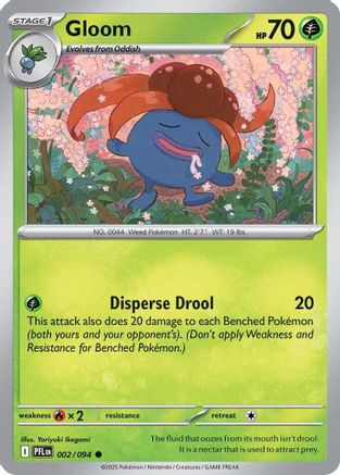 Gloom (2) [ME02 Phantasmal Flames] Pokemon Single Pokémon