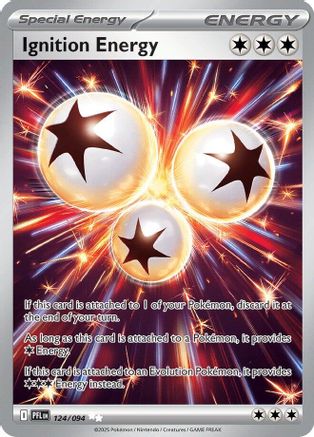 Ignition Energy (124) Holofoil [ME02 Phantasmal Flames] Pokemon Single Pokémon