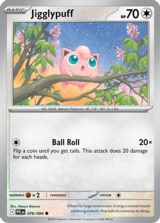 Jigglypuff (76) Reverse Holofoil [ME02 Phantasmal Flames] Pokemon Single Pokémon