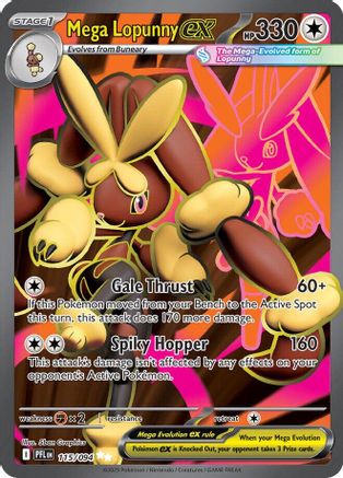 Mega Lopunny ex - 115/094 Holofoil [ME02 Phantasmal Flames] Pokemon Single Pokémon