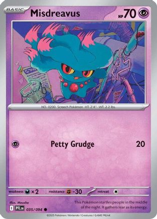 Misdreavus (35) [ME02 Phantasmal Flames] Pokemon Single Pokémon